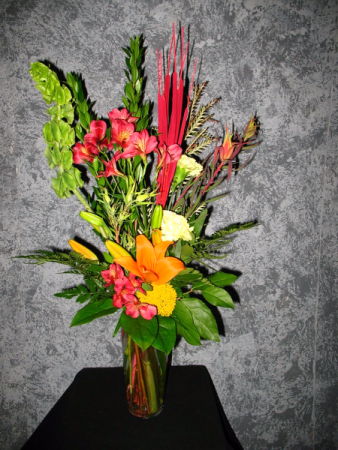 Color My World  Vase Arrangement