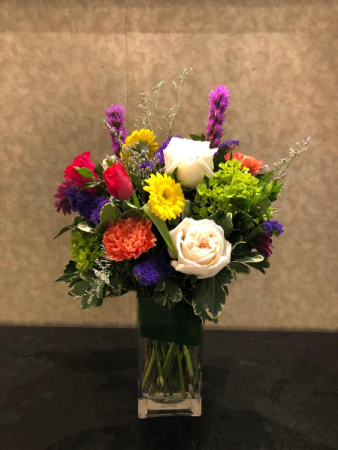 Color Rush  Vase Arrangement