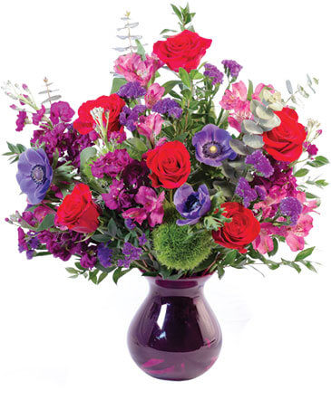 Colorful Affection Floral Arrangement in Sedalia, MO | State Fair Floral