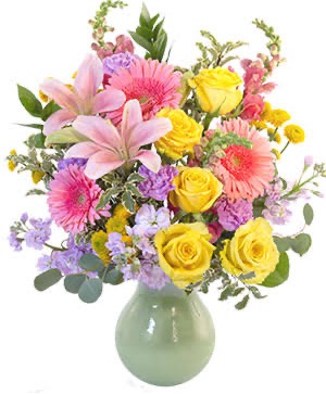 Colorful Array Vase Arrangement