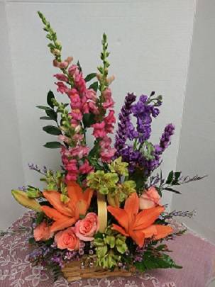 Colorful Basket Basket Arrangement
