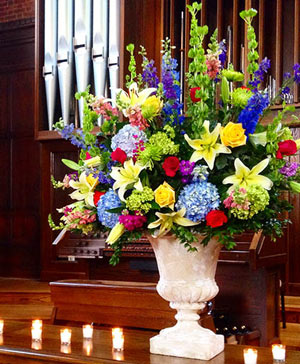 Colorful Beauty Table Arrangement