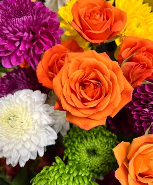 Colorful Designers Choice Prom Bouquet 