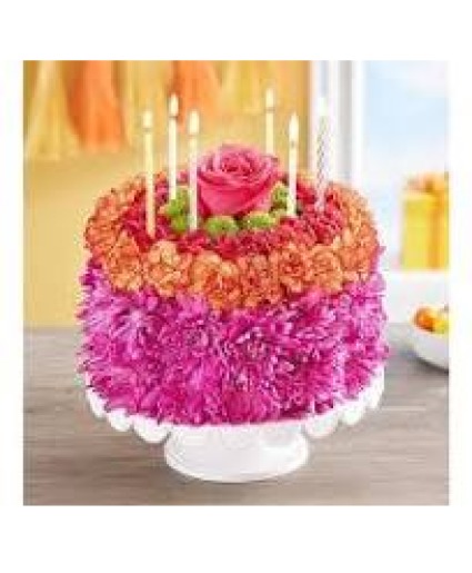 colorful flower cake  Floral Design