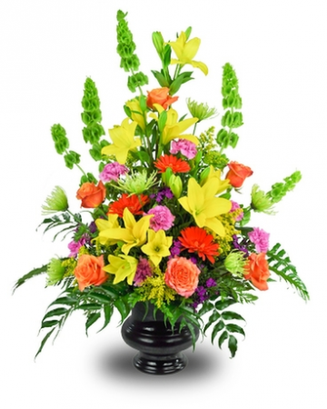 COLORFUL GOODBYE Sympathy Urn
