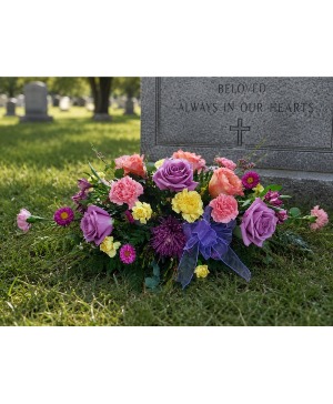 Colorful Ground Spray Arrangement
