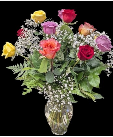 Colorful Love Arrangement in Cary, IL | PERIWINKLE FLORIST