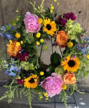 colorful love  funeral 