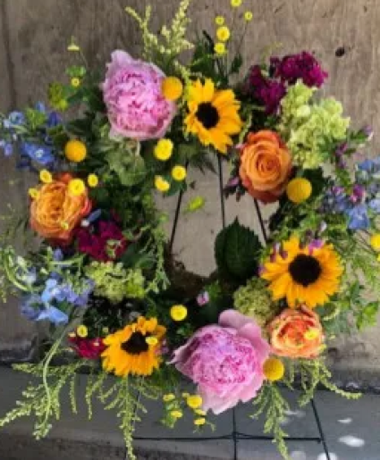colorful love  funeral 