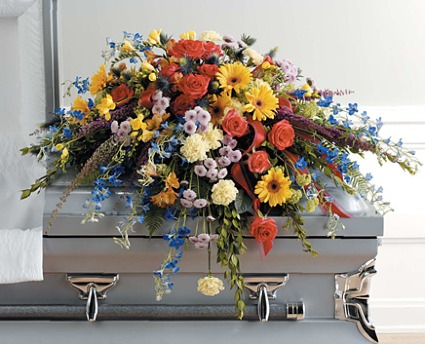 Colorful Memories Casket Spray 