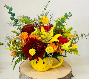 Fall sunset happy mug Flower Arrangement