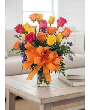 Colorful rose bouquet  