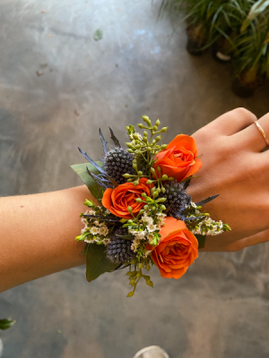 Colorful Rose Corsage Wrist Corsage