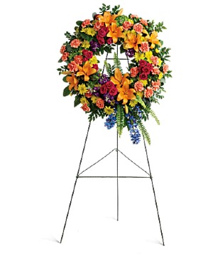 Colorful Serenity T282-7A Wreath