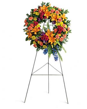 COLORFUL SERENITY WREATH 