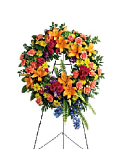 Colorful Serenity  Wreath