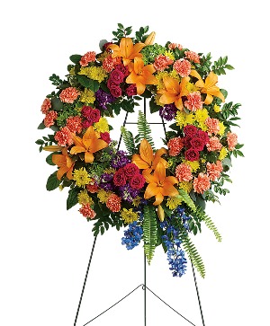 Colorful Serenity Wreath 