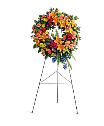 Colorful Serenity Wreath 