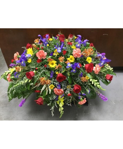 Colorful Dreams Casket Spray 