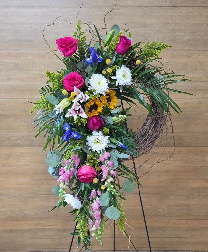 Colorful Tribute Standing Spray
