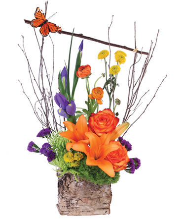 Colorful Woodland Floral Arrangement in Dunnellon, FL | Blue Creek Florist