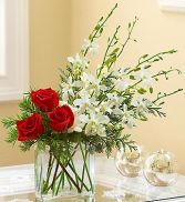 Colors of Christmas Vase arrangement
