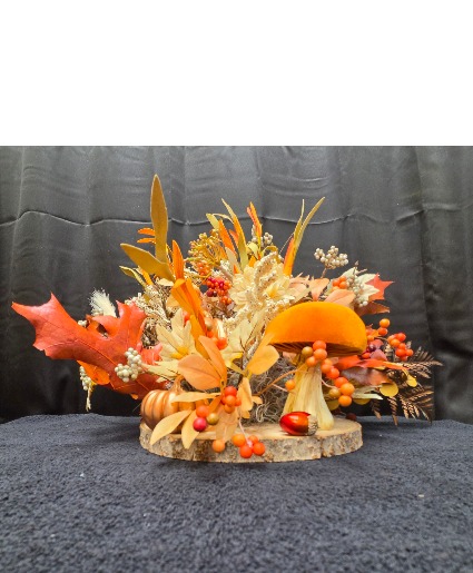 Colors of Fall Silk Arrangement By: Kim's Originals