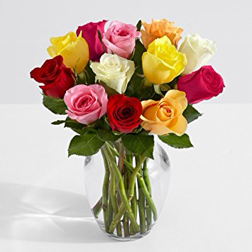 Colorful Rose Arrangement