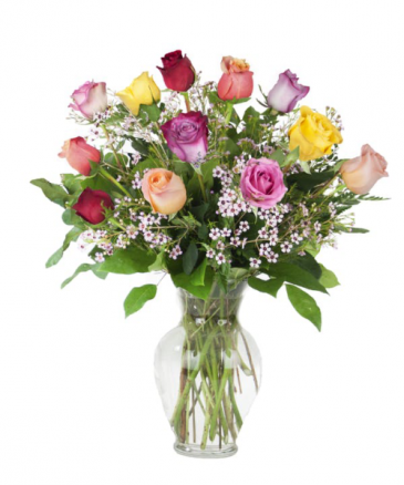 Colors Of Love Roses in Lompoc, CA | BELLA FLORIST AND GIFTS