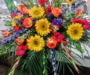 Colors of Love Casket Piece