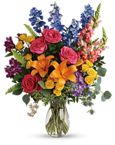  Colors of the  Rainbow Bouquet 
