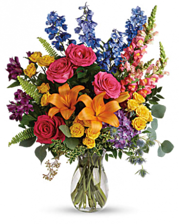  Colors of the  Rainbow Bouquet 