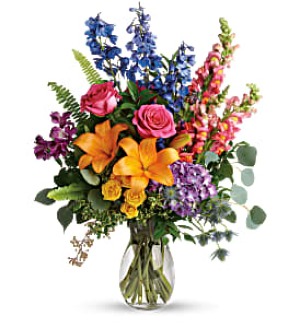 Colors of The Rainbow Bouquet Sympathy