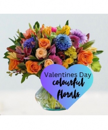 Colourful Floral Vase  in Osoyoos, BC | POLKA DOT DOOR