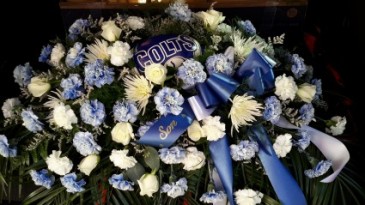 Colts Fan Bruce love the Colts in Jamestown, IN | Garden Gate Gift & Flower Shop