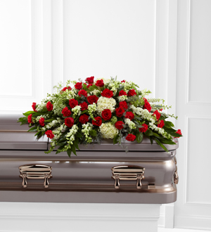 Comfort and Peace Casket Spray in Hesperia, CA | FAIRY TALES FLOWERS & GIFTS