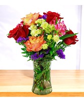 Coming Up Roses Vase Arrangement