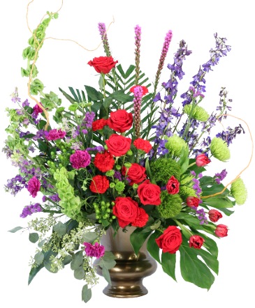Compassionate Petals Sympathy Urn in Albany, NY | Ambiance Florals & Events