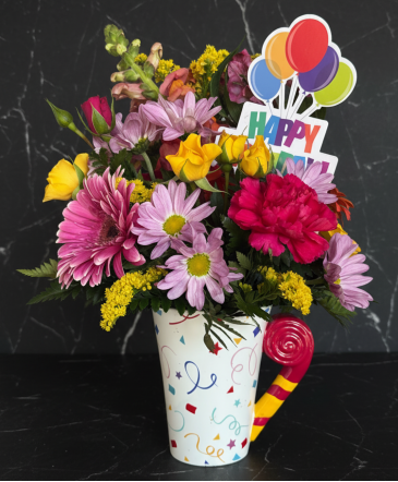 Confetti mug  in Vacaville, CA | Stems Florist