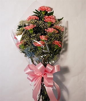 CON-GRAD-ULATIONS Carnation Bouquet Presentation Bouquet