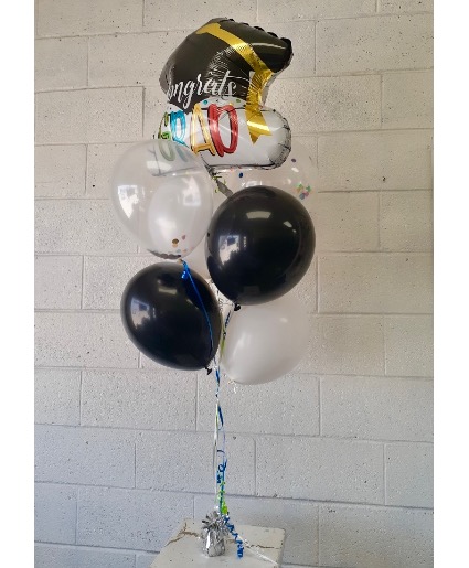 "Congrats Grad"  Balloon Bouquet 