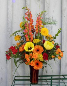 Congratulations Bouquet Festive Flowers in a Vase in Ithaca, NY | BUSINESS IS BLOOMING