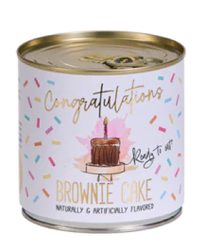 CONGRATULATIONS CELEBRATORY CAKE WITH CANDLE GIFT 