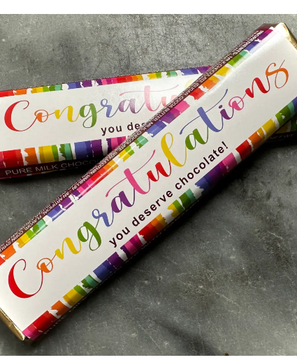 Congratulations Chocolate Bar Caramel