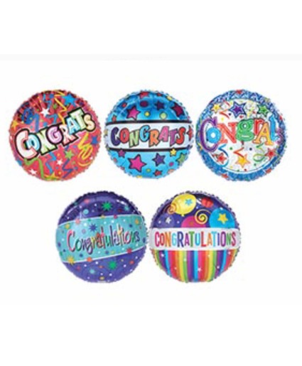 congratulations mylar balloon