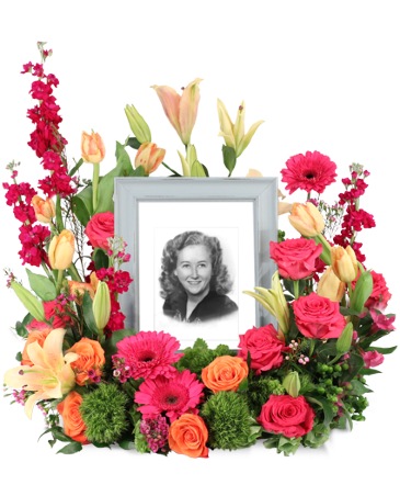 Consoling Embrace Memorial Flowers   (frame not included)  in Albany, NY | Ambiance Florals & Events