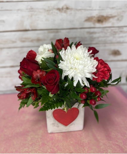 Conversation Heart Arrangement