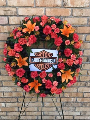 Cool Rider Standing Wreath