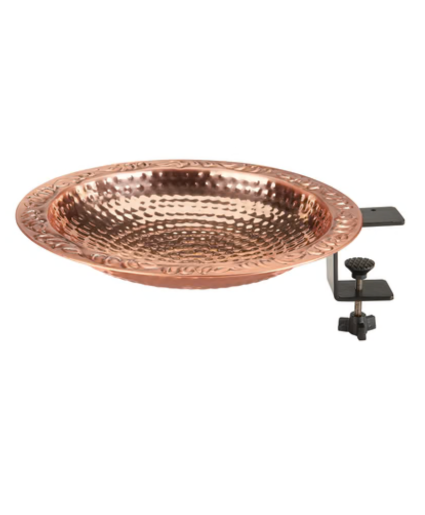 Copper Clip Bird Bath 
