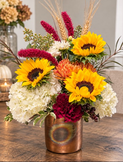 COPPER POP WEEKLY SPECIAL FLOWER ARRANGEMENT